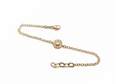 Sun moon and stars - bracelet sun round / brilliant 585/000 yellow gold
